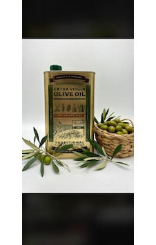 1 Litre Metal Retro Kutu Erken Hasat Soğuk Sıkım