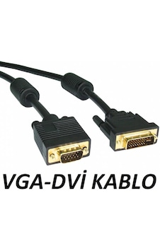 Dvi To Vga Dual Link 24+5 Çevirici Kablosu 4255A Dönüştürücü Adap Dvi To Vga Dual Link 24+5 Çevirici Kablosu 4255A Dönüştürücü Adap