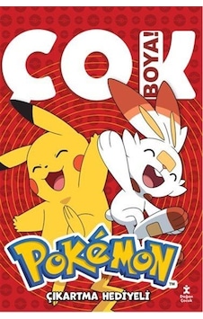 Pokemon Çok Boya Çıkartmalı Dev Boyama Kitabı Pokemon Çok Boya Çıkartmalı Dev Boyama Kitabı