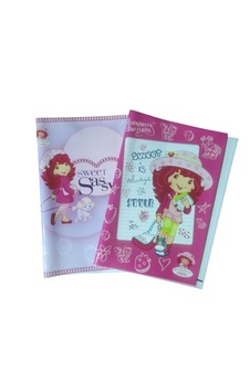 Abka Çilek Kız A5 Geçmeli Defter Kabı 5'l Abka Çilek Kız A5 Geçmeli Defter Kabı 5'l