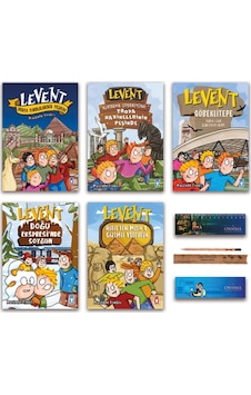 Timaş Çocuk Levent Serisi Set 5 Kitap - Doğu Ekspresinde Soygun - Levent Göbeklitepe - Mısıra Yolculuk Timaş Çocuk Levent Serisi Set 5 Kitap - Doğu Ekspresinde Soygun - Levent Göbeklitepe - Mısıra Yolculuk
