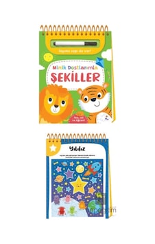 Minik Dostlarımla Şekiller Yaz, Sil Ve Öğren Minik Dostlarımla Şekiller Yaz, Sil Ve Öğren