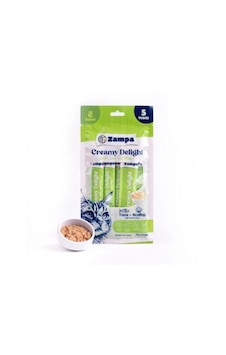 Zampa Creamy Delight Ton Balıklı & Deniz Taraklı Kedi Krema Ödül Maması Zampa Creamy Delight Ton Balıklı & Deniz Taraklı Kedi Krema Ödül Maması