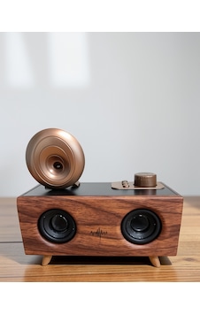 Bluetooth Hoparlör Ahşap Klasik Retro Gramofon Müzik Kutusu Bluetooth Hoparlör Ahşap Klasik Retro Gramofon Müzik Kutusu