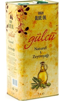 Gülcü Naturel Birinci Zeytinyağı Teneke 5 L Gülcü Naturel Birinci Zeytinyağı Teneke 5 L