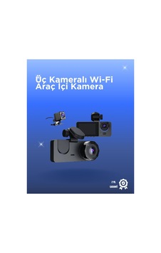 Gelişmiş G-sensörlü Üçlü Araç Kamerası 5 Lcd Ekran Ve Hareket Algıl - Karbul5302-8 Gelişmiş G-sensörlü Üçlü Araç Kamerası 5 Lcd Ekran Ve Hareket Algıl - Karbul5302-8