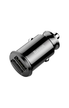 Baseus Ccall-ml01 Grain Araç İçi Şarj Cihazı Siyah 2-usb 5v 3,1amper Baseus Ccall-ml01 Grain Araç İçi Şarj Cihazı Siyah 2-usb 5v 3,1amper