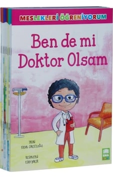 Meslekleri Öğreniyorum Resimli Hikaye (10 Kitap Set) - Erdal Çak
