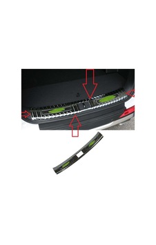 Hyundai Santa Fe 2006 2012 Arka Tampon Eşiği Krom