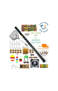 Premium Full Set Göl Ve Akarsu İçin Göl Kamışı Seti 7 Metre
