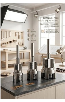 Profesyonel 3 Lü Titanyum Pprc Pvc Boru İç Ve Diş Açma Aparat Seti Boru Raybası Mükemmel Kalibrasyon Anahtarı 723011 Profesyonel 3 Lü Titanyum Pprc Pvc Boru İç Ve Diş Açma Aparat Seti Boru Raybası Mükemmel Kalibrasyon Anahtarı 723011