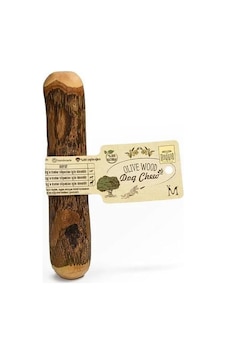 Doğal Zeytin Ağacı Çiğnenebilen Köpek Oyuncağı M 14 X 2,5 Cm 15 Kg