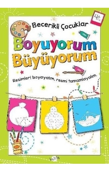 Becerikli Çocuklar Boyuyorum Büyüyorum 4 Yaş Boyama Kitabı- Kukla Becerikli Çocuklar Boyuyorum Büyüyorum 4 Yaş Boyama Kitabı- Kukla