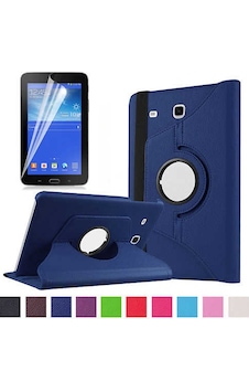 Galaxy Tab 3 Lite 7.0 T110 Uyumlu Zore Dönebilen Standlı Kılıf-lacivert Tablet Kılıfı Galaxy Tab 3 Lite 7.0 T110 Uyumlu Zore Dönebilen Standlı Kılıf-lacivert Tablet Kılıfı