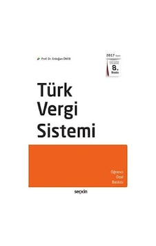 Türk Vergi Sistemi Erdoğan Öner 2.EL Türk Vergi Sistemi Erdoğan Öner 2.EL