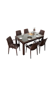 Depootoptan Mandella Elit Rattan 90 x 150 CM Nirvana Koltuk Camlı Masa Takımı Depootoptan Mandella Elit Rattan 90 x 150 CM Nirvana Koltuk Camlı Masa Takımı