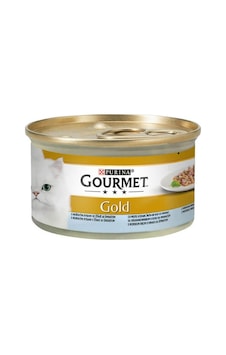 Gourmet Gold Balıklı ve Ispanaklı Konserve Yetişkin Kedi Maması 12 x 85 G Gourmet Gold Balıklı ve Ispanaklı Konserve Yetişkin Kedi Maması 12 x 85 G