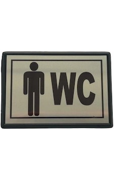 Mey İthalat Cemax Yönlendirme Küçük Wc Bay 10x7 Cm Çok Renkli