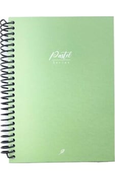 Dilman Pastel Color Spiralli Defter Çizgili 120 Yaprak 16 x 22 CM