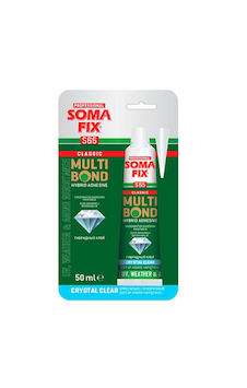 Somafix 50 Ml Şeffaf Multi Bond Hibrid Suya Dayanıklı Yapıştırıcısı Kristal Silikonu