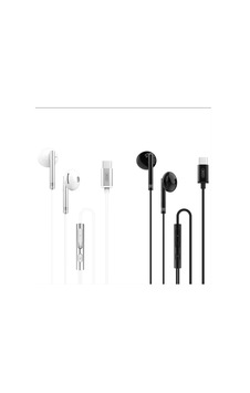 Hi-fi Ses Kaliteli Mikrofonlu Ve Kontrol Panelli Type-c Kablolu Kulaklık Ef29 Şeffaf
