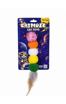Catmozz Premium Tırtıl Ponpon Oyuncak