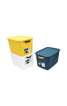 Boxsis Om-0050-1690 15l Renkli Kapaklı Plastik Organizer Kutu 35x25x22cm - 18'li Paket Diğer Boxsis Om-0050-1690 15l Renkli Kapaklı Plastik Organizer Kutu 35x25x22cm - 18'li Paket Diğer