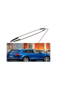 Volkswagen Touareg Uyumlu 2011 Sonrası Tavan Çıtası Gümüş Gri Volkswagen Touareg Uyumlu 2011 Sonrası Tavan Çıtası Gümüş Gri