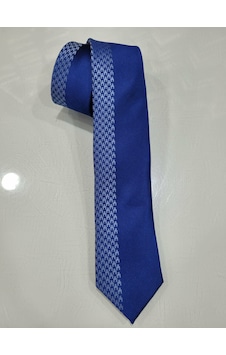 Pierre Cardin Desenli İnce Kravat Mavi Pierre Cardin Desenli İnce Kravat Mavi