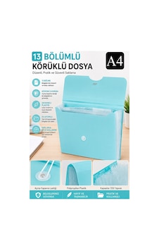 Körüklü Dosya 13 Bölmeli Pastel Renkler 1 Adet A4 Akardiyon Dosya Düzenleyici 13 Cepli Lastikli Dosya Belge Düzenleyici Mavi Körüklü Dosya 13 Bölmeli Pastel Renkler 1 Adet A4 Akardiyon Dosya Düzenleyici 13 Cepli Lastikli Dosya Belge Düzenleyici Mavi