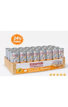 Zurich Veterinaire Tavuklu Yetişkin Kedi Konservesi 415 Gr X 24 Lü Paket Zurich Veterinaire Tavuklu Yetişkin Kedi Konservesi 415 Gr X 24 Lü Paket