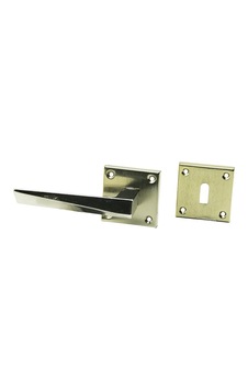4 Takım Pratik Prizma Oda Gri Nikel Rozetli Kapı Kolu 5047 4 Takım Pratik Prizma Oda Gri Nikel Rozetli Kapı Kolu 5047