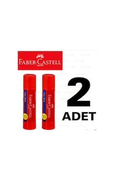 Kırtasiye Ve Oyuncak Dünyası Faber Castell 40 Gram Büyük Boy Stick 2 Adet