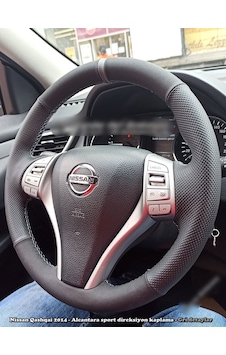 Nissan Qashqai 2012 2015 Araca Özel Direksiyon Kılıfı Alcantra Y Nissan Qashqai 2012 2015 Araca Özel Direksiyon Kılıfı Alcantra Y