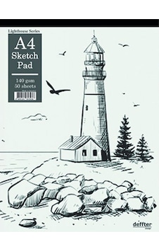 Eskiz Defter Light House A4 64393-6 Çok Renkli