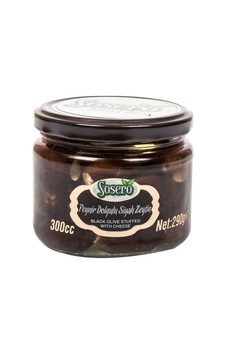 Sosero Peynir Dolgulu Siyah Zeytin Cam 300 G Sosero Peynir Dolgulu Siyah Zeytin Cam 300 G