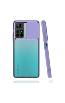 Kilifone - Xiaomi Uyumlu Poco M4 Pro 5g - Kılıf Slayt Sürgülü Arkası Buzlu Lensi Kapak - Lila Kilifone - Xiaomi Uyumlu Poco M4 Pro 5g - Kılıf Slayt Sürgülü Arkası Buzlu Lensi Kapak - Lila