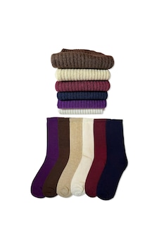 Meine Liebe 6 Çift Unisex Karışık Renk Tenis Çorap Seti ÇoK Renkli Çok Renkli Meine Liebe 6 Çift Unisex Karışık Renk Tenis Çorap Seti ÇoK Renkli Çok Renkli