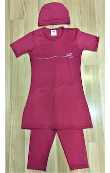 Sunsurf kısa kol çocuk tesettür mayo yarım kapalı Sunsurf kısa kol çocuk tesettür mayo yarım kapalı