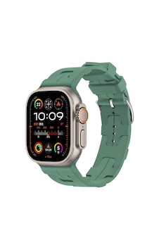 Apple Uyumlu Watch Ultra Ultra 2 49mm Krd-92 Metal Tokalı Silikon Kordon Apple Uyumlu Watch Ultra Ultra 2 49mm Krd-92 Metal Tokalı Silikon Kordon