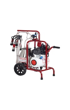 Tek Sağım Kuru Sistem 30 Lt Krom Güğümlü Süt Sağım Makinesi Tek Sağım Kuru Sistem 30 Lt Krom Güğümlü Süt Sağım Makinesi