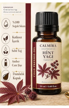 Calmira Hint Yağı Soğuk Sıkım 20 ML Calmira Hint Yağı Soğuk Sıkım 20 ML