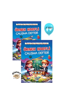 Birinci Sınıf Ve Öncesi Örnek Harfli Güzel Yazı Çalışma Defteri A4 Boy 2 Adet