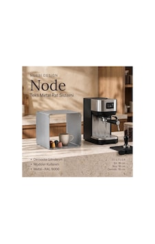 Node Modüler Metal Masaüstü Organizer Çok Amaçlı Düzenleyici Tekli Modül 16x16 Cm Gümüş - 943943374 Gümüş Node Modüler Metal Masaüstü Organizer Çok Amaçlı Düzenleyici Tekli Modül 16x16 Cm Gümüş - 943943374 Gümüş