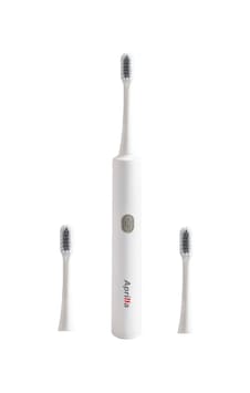 Beyaz Atb-8717 Titreşimli Değiştirilebilir Başlıklı Su Geçirmez Gövdeli Beyaz Diş Fırçası Beyaz Atb-8717 Titreşimli Değiştirilebilir Başlıklı Su Geçirmez Gövdeli Beyaz Diş Fırçası