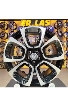 4 Adet Bk-5850 7 17 5 98 Et43 58,1 Black Machıned Jant Takım 4 Adet Bk-5850 7 17 5 98 Et43 58,1 Black Machıned Jant Takım