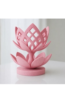 Northcity 3d Baskı Lotus Çiçeği Mumluk - Dekoratif Tealight Mumluk-pembe Açık Pembe Northcity 3d Baskı Lotus Çiçeği Mumluk - Dekoratif Tealight Mumluk-pembe Açık Pembe