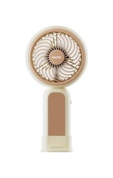 Asonic Afn21 Krem 250mah Dahili Pil Elde Taşınabilir Masaüstü Usb Fan Şarjlı Type-c Şarj Renkli