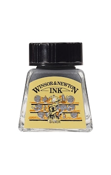 Winsor & Newton Çini Mürekkebi 14Ml - Silver Winsor & Newton Çini Mürekkebi 14Ml - Silver