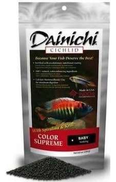 Dainichi Cichlid Color Supreme Small 3mm 250gr Balık Yemi Kovadan Bölme